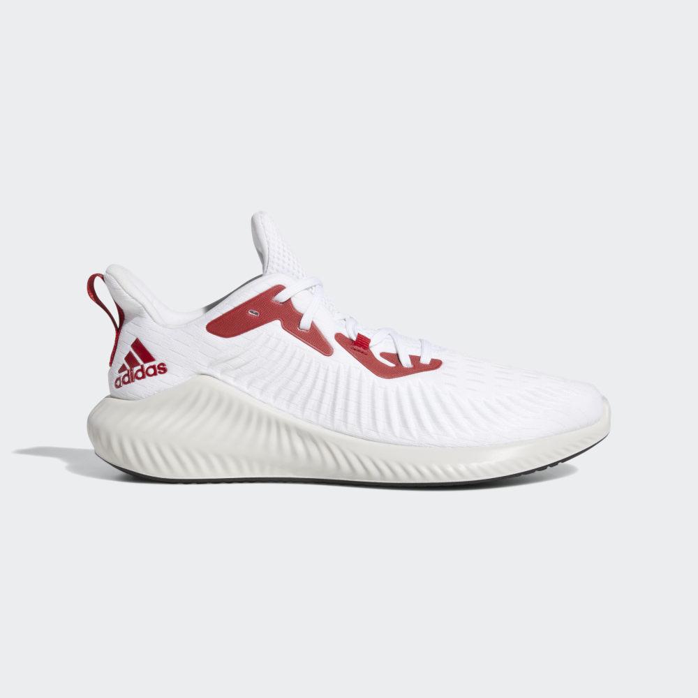 Adidasi Alergare Adidas Alphabounce+ Barbati Romania - Albi/Rosii/Negrii EF8184